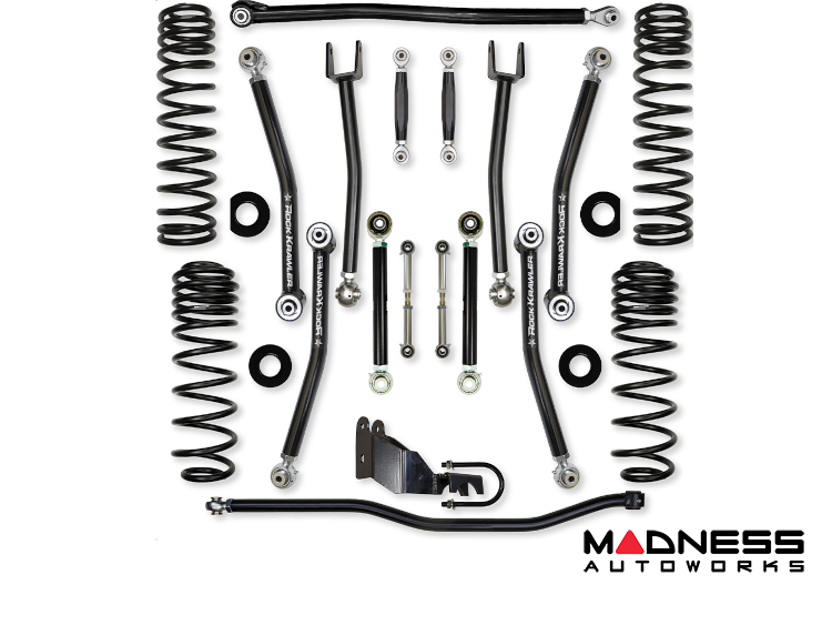 Jeep Wrangler JL Lift Kit - Rock Krawler - (No Limits) X Factor - 2020+ Jeep Wrangler JL Lift Kit - Rock Krawler - (No Limits) X Factor - 2020+